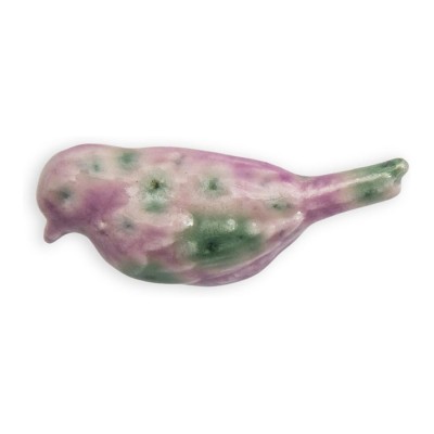Lilac Bird Brooch