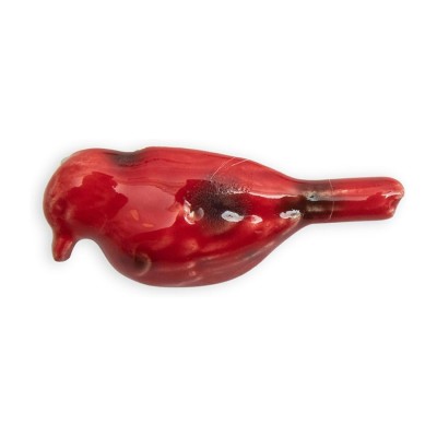 Red Bird Brooch